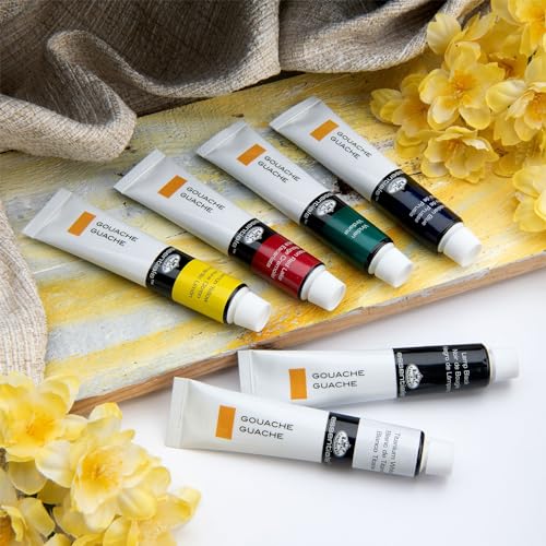Royal & Langnickel Gouache Color Artist Tube Paint, 21ml, 12-Pack - size: 8.52 Fl Oz (Pack of 1)