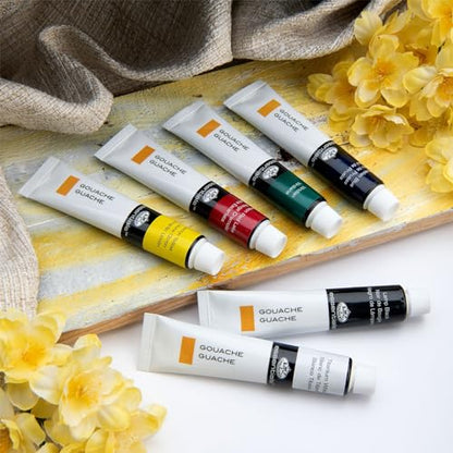 Royal & Langnickel Gouache Color Artist Tube Paint, 21ml, 12-Pack - size: 8.52 Fl Oz (Pack of 1)