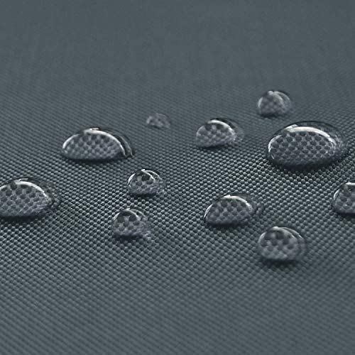 Canvas Oxford Fabric Marine Waterproof Outdoor Awning 600 Denier Coal (Cut Separate by Yard for Prime Orders-1 Yard) (60"x36") - color: Coal