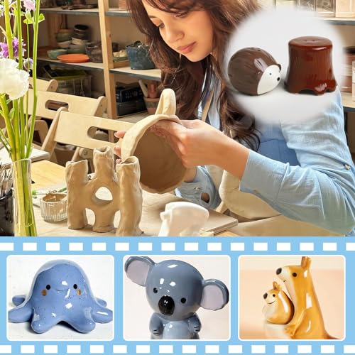 500ml Air Dry Clay Glaze, Air Dry Clay Varnish Can Not Only Used to Prevent Clay Cracking, Scratches, and Wear, Polymer Clay Glaze Can Also Having a Gloss Glaze Effect (Gloss) - size: B4-500ml-gloss