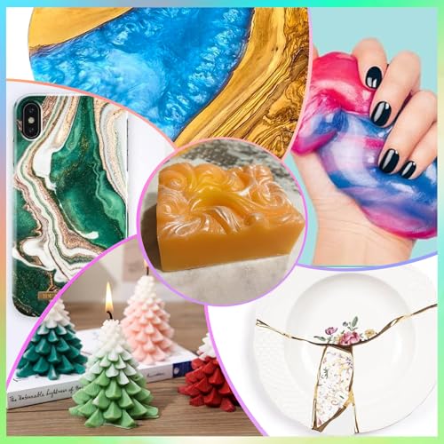 Matio Grey Mica Powder for Epoxy Resin, 1.8oz/ 50g Pearlescent Effect Mica Powder Natural Color Pigment for Soap Making, Bath Bomb, Candle Dye, Resin Craft, Paint, Nails Art, Jewelry, Slime Pigment - color: Grey