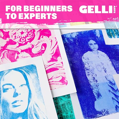 Gelli Arts Gel Printing Plate - 8" X 10" Gel Plate, Reusable Gel Printing Plate, Printmaking Gelli Plate for Art, Clear Gel Monoprinting Plate, Gel Plate Printing for Arts and Crafts - size: 8" x 10"