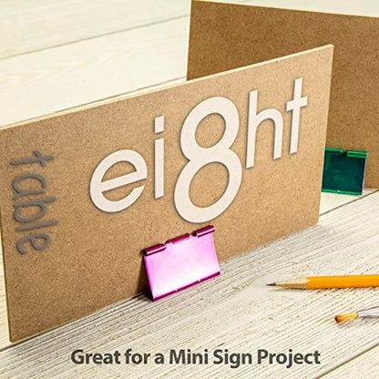 Officemate 5”x9” MDF Board for Crafts, Medium Density Fiberboard, Board 1/8 Inch Thick, Hardwood Board 20PK (83154),Brown - size: ‎9 x 5 x 0.99 inches