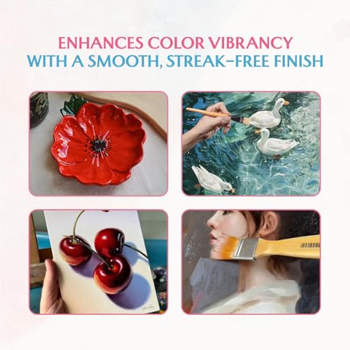 GRANOTONE Clear Coat Acrylic High Gloss Varnish Finish 3.38 fl oz 100 ML Non Yellowing Non Toxic Anti Crazing Artist Varnish for Acrylic Painting Pro and Hobby Artists! - style: High Gloss