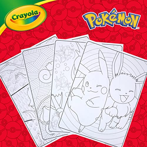 Crayola Pokémon Imagination Art Set (115pcs), Kids Art Kit, Coloring Supplies, Pokemon Toys, Pokemon Gift for Boys & Girls, Ages 5+ - style: Pokemon