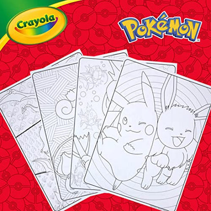 Crayola Pokémon Imagination Art Set (115pcs), Kids Art Kit, Coloring Supplies, Pokemon Toys, Pokemon Gift for Boys & Girls, Ages 5+ - style: Pokemon