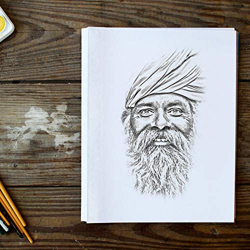 200 Sheets Tracing Paper 8.5 x 11 inches Artists Tracing Paper White Trace Translucent Clear Carbon for Pencil Sketching Printing Drawing Animation