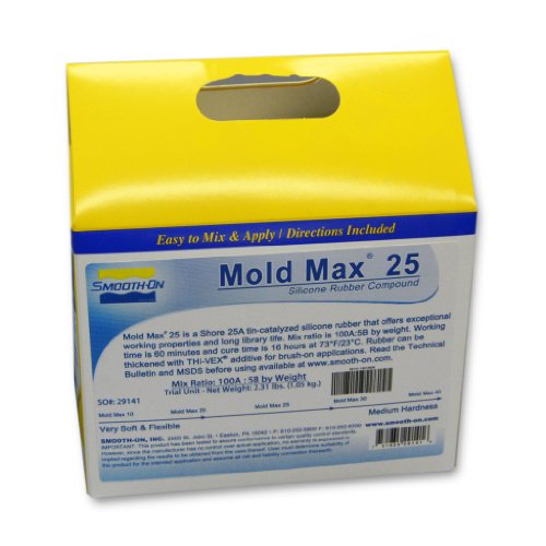 Smooth-On Mold Max 25 - Condensation Cure Silicone Rubber Compound - Pint Unit - size: Pint Unit