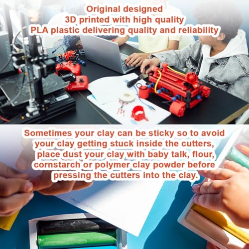 beinkmake 19Pcs Jurassic Dinosaur Polymer Clay Cutters Cute Clay Earrings Cutters Polymer Jewelry Cutter for Earrings Making Birthday Party DIY Supplies - style: Dinosaur