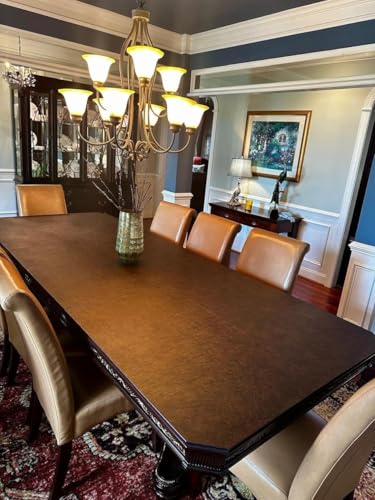 Custom Table Pads for Dining Tables | Handcrafted Since 1980 | Heat & Scratch Protection up to 550°F | Magnetic Lock System | USA Materials | Any Size Any Shape