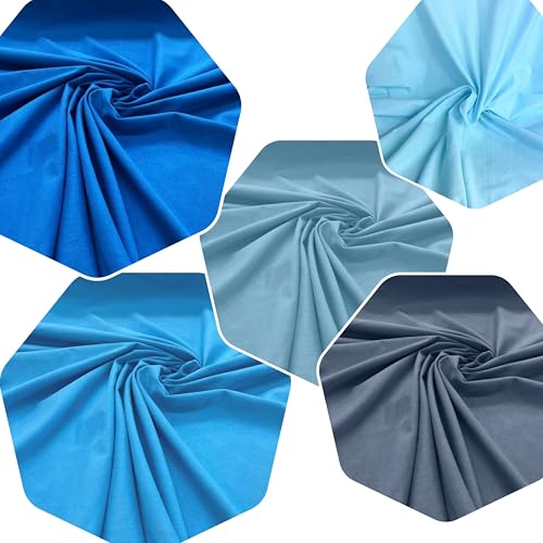Cotton Spandex Jersey Fabric - 4 Way Stretch - 60" Width Sold by The Yard - Ideal for T-Shirts, Dresses, Athleticwear Apparel (Black, 2 Yards) - color: Black, size: 2 Yards
