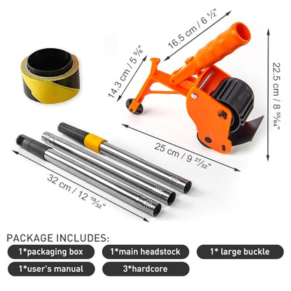 BAUSATZ Floor Tape Applicator，Manual Pushing Tape Marking Machine, Tape bonding Machine, Manual Tape applicator, Used for Floor Marking, Decoration Protection and Laying (JDJ001)