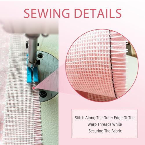 50 Yards Fishbone Rolled Hem Tape Ban Roll Tape for Sewing Narrow Hem Chiffon Fabric Rolled Hem Guide Edge Sewing Tool Fishbone Boning Lining Hemming Tape Sewing Accessories and Supplies - color: beige 50 yards