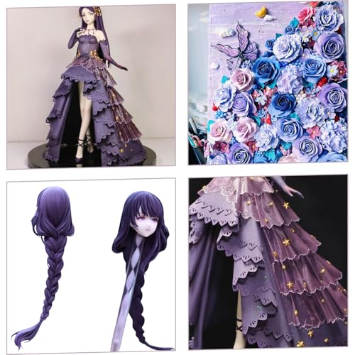 Lightweight Clay - Air Dry Clay, Ultra Light & Soft, Safe & Non-Toxic, Moldable & Flexible, DIY Modeling Clay for Anime Figures, Sculpting, Molding, Creative Art Crafts - color: Purple