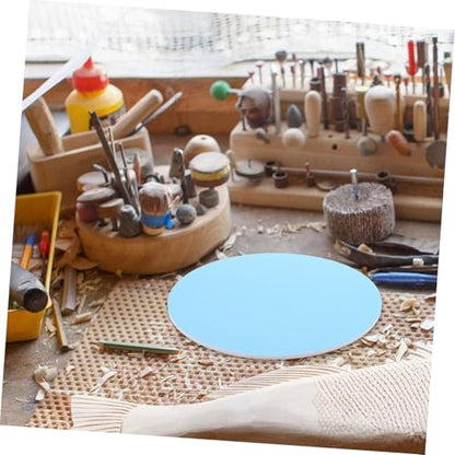Homoyoyo Linoleum Carving Blocks for Printmaking Round PVC Stamp Making Blanks Tools for Stamps and Engraving Projects