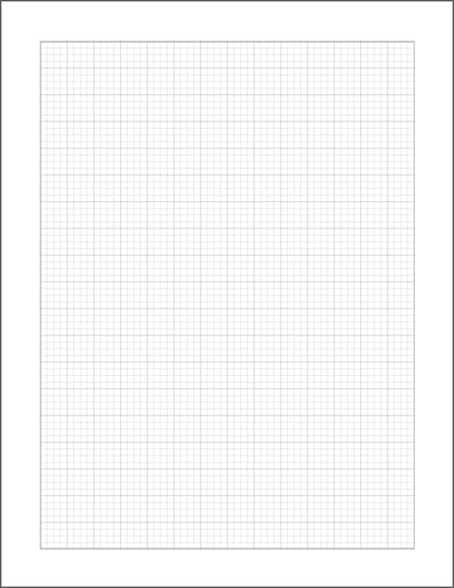 Design Ideation Lay Flat Grid PAD. Removable Sheet. Premium Paper. Smart-Bind Reinforced Lay Flat Binding. Grey Grid. (8.5" X 11") LF-2550-LS (1 Book) - color: Grey Grid