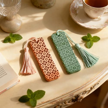 4 Pcs Intricate Mandala Patterns Polymer Clay Texture Sheet Circular and Arched Rubber Clay Texture Mat for Polymer Clay Making Earrings Jewelry DIY Crafts 4 × 2.5 Inch