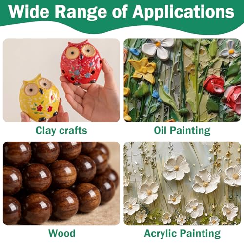 Air Dry Clay Glaze, Clay Varnish for Air Drying Clay, Clear Acrylic Varnish for Craft Pottery Waterproof Gloss Finish，Prevent Clay Cracking, Scratches(120ml)