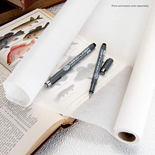 Bee Paper 24" x 20 yds Sketch and Trace Roll, White - color: White, size: 24-inch x 20-yard Roll