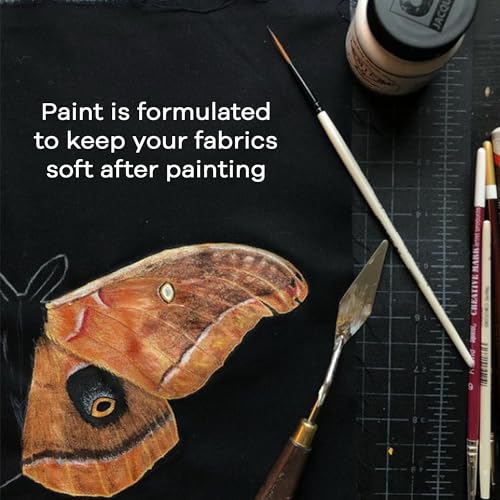 Textile Color Paint RAW Umber - color: Raw Umber, size: 8 Fl Oz (Pack of 1)