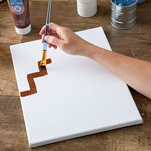 Artist's Loft 7 Count 11” x 14” Super Value Canvas Necessities - Acid Free Cotton Canvas for Paint, Acrylic, & Oils - 1 Pack - size: 11 x 14 inches