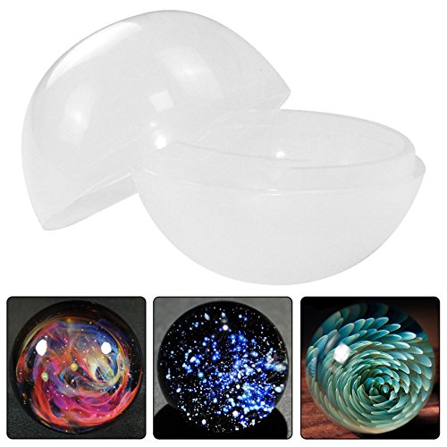 Funshowcase Ball Orb Sphere Paperweight Silicone Mold, for Polymer Clay, Crafting, Resin Epoxy, Jewelry Making