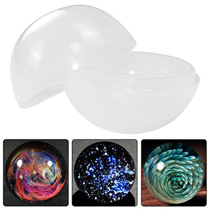 Funshowcase Ball Orb Sphere Paperweight Silicone Mold, for Polymer Clay, Crafting, Resin Epoxy, Jewelry Making