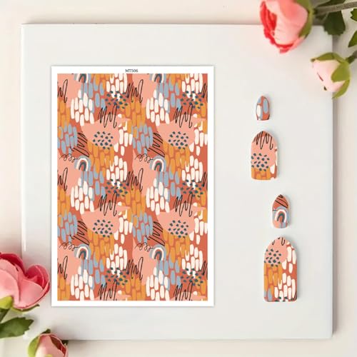 20 Pcs Floral Clay Transfer Paper for DIY Art Crafts, Leaf Bloom Flowers 4 Pattern Design Water Polymer Clay Transfer Sheets Transfer Paper for Polymer Clay Jewelry Earrings Making 5.82X3.93 in - color: 4 Pattern Sets