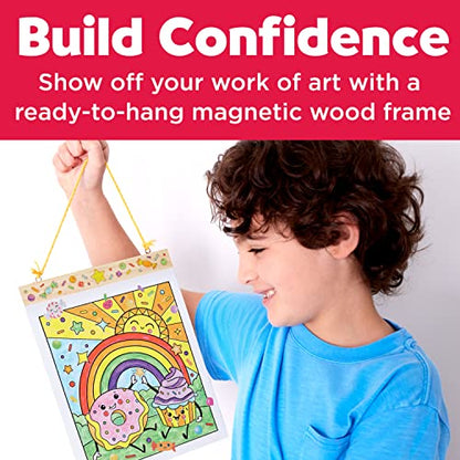 Faber-Castell Paint by Number Sweets - Kids Watercolor Paint by Number Craft (Ages 6+) - style: Sweets