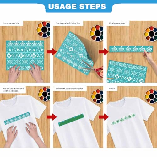 2 Sheets Silkscreen Stencil, Lips Printing Stencils Templates Reusable Self-Adhesive Silk Screen for Painting on Wall, Wood, T-Shirt, Fabric, Home Craft Decor, 8.7x11Inch - style: Lips