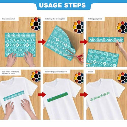2 Sheets Silkscreen Stencil, Lips Printing Stencils Templates Reusable Self-Adhesive Silk Screen for Painting on Wall, Wood, T-Shirt, Fabric, Home Craft Decor, 8.7x11Inch - style: Lips
