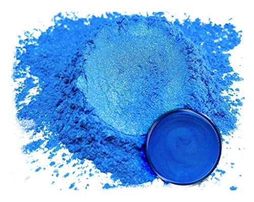 Eye Candy Pigments Premium Blue Mica Powder - Dark Ocean Blue (50gr) - for Epoxy, Resin, Soap, Paint, Woodworking, Acrylic Pouring, Bath Bombs, Fishing Lures - DIY Arts and Crafts Additive - color: Dark Ocean Blue