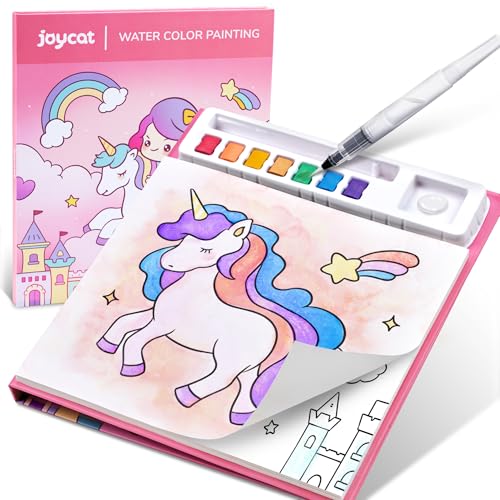 JoyCat Paint with Water Coloring Books for Toddlers, Watercolor Painting Sets for Kids Ages 3-5 4-8, Arts and Crafts Drawing Activities Toy Birthday Gifts for Boys Girls (Magical Pony) - style: Magical Pony