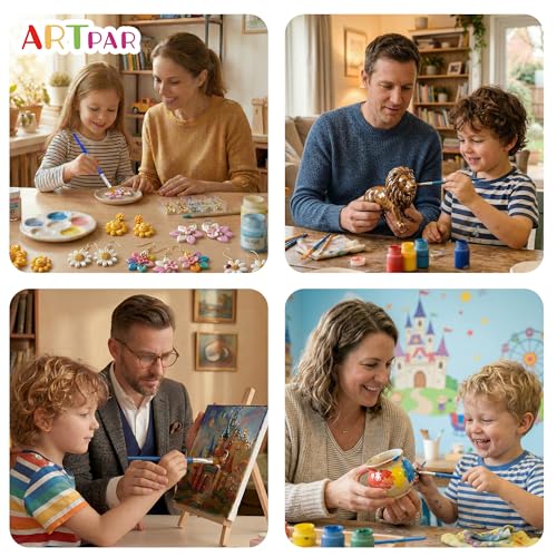 ARTPAR Air Dry Clay Glaze - 100ml Air Dry Clay Varnish ,High-Gloss Waterproof Prevents Cracking and Resists Scratches; Suitable for Polymer Clay and Pottery Ceramics, Oil Paintings, and Wood