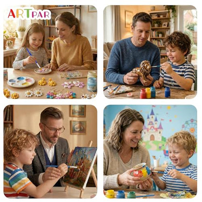 ARTPAR Air Dry Clay Glaze - 100ml Air Dry Clay Varnish ,High-Gloss Waterproof Prevents Cracking and Resists Scratches; Suitable for Polymer Clay and Pottery Ceramics, Oil Paintings, and Wood