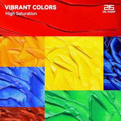 Paul Rubens Oil Paint, 10 Basic Colors*170 ml LargeTubes, Professional Oil Based Paint with High Saturation, Creamy Texture, and Consistency,Art Supplies for Artists, Students, Beginners - color: 10 colors*170ml-A