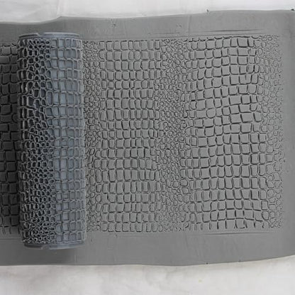 Alligator Back Clay Texture Roller 4" for Polymer Clay - color: Alligator Back Roller