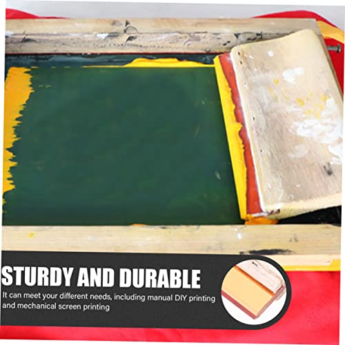 DOITOOL 2pcs Screen Printing Accessory Squeegee Blade Handle Ink Scraper for Printing