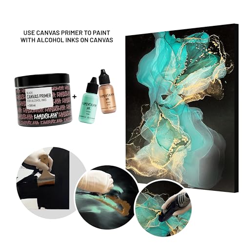 Kamenskaya Alcohol Ink Set with Alcohol Ink Paper