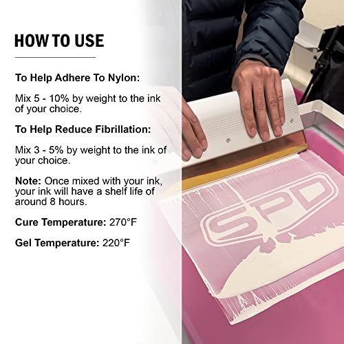 Rapid Cure® Nylon Bonding Additive - Screen Print Freely On Nylon Now with No Concerns. for Use with Any of Your Favorite Plastisol Inks. (Pint - 16oz.) - size: 16 fl oz