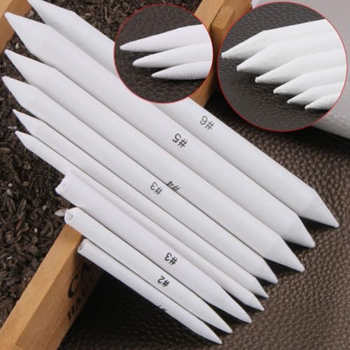 FEBSNOW 48 Pcs Blending Stump and Tortillions, Paper Art Blenders, Art Pencils, Drawing Pencils for Artists Student Sketch Drawing Tools, Drawing Supplies