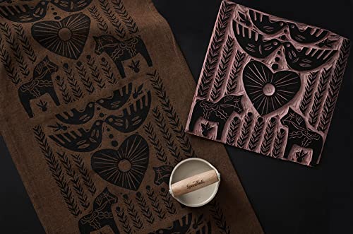 Speedball Rubber Carving Block Stamp Making Kit with Lino Cutter Tools for Linoleum Printmaking, Printing