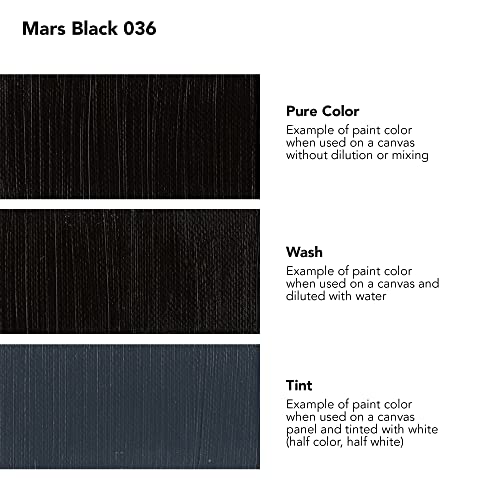 Daler Rowney System3 Mars Black Heavy Body Acrylic Paint 500ml - Art Paint for Artists and Students - Artist Paint for Canvas Murals and More - Thick Acrylic Paint for All Skill Sets