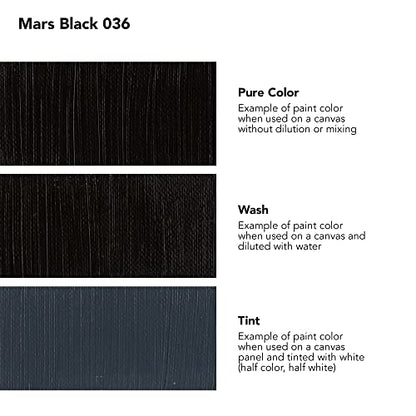 Daler Rowney System3 Mars Black Heavy Body Acrylic Paint 500ml - Art Paint for Artists and Students - Artist Paint for Canvas Murals and More - Thick Acrylic Paint for All Skill Sets