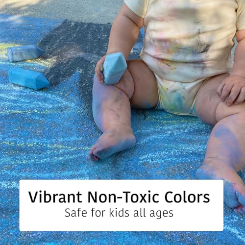 Urban Infant Non-Toxic Sidewalk Chalk for Toddlers and Kids - Washable Outdoor Jumbo Chalk - Starry Night - color: Starry Night