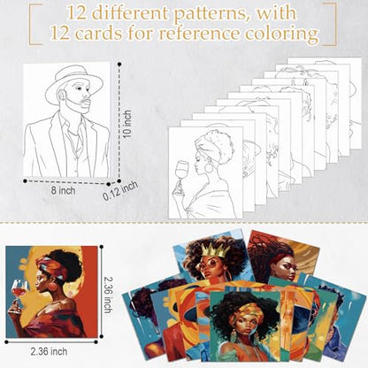 Ctosree 12 Sets Pre Drawn Canvas Kit for Painting Adults Sip and Paint Kit Art Pre Printed Canvas Bulk for Adult Date Night, Art Party & Holiday Gift(Couple,8 x 10 in) - size: 8 x 10 in, style: Couple
