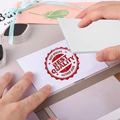 White Craft Foam Block for DIY Rubber Stamping Card Making Scrapbooking Cuttable Lightweight Art Supply - color: White