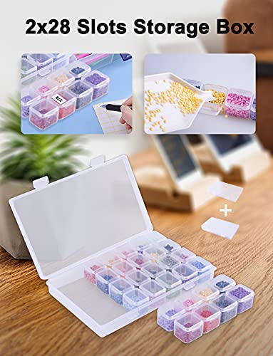 Ratukall 183PCS A4 Diamond Painting Light Pad Kit, Light Board for Diamond Painting Accessories, Tracing Light Box with 5D Painting Tools Set for Full Drill & Partial Drill Art - style: 01-A4 Light Pad Kit
