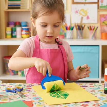 STOBOK Kids Paint Rollers Set, 8Pcs Sponge Painting Brushes with Large and Pattern Rollers for Finger Painting, Art Craft, Classroom Projects and Home DIY Crafts