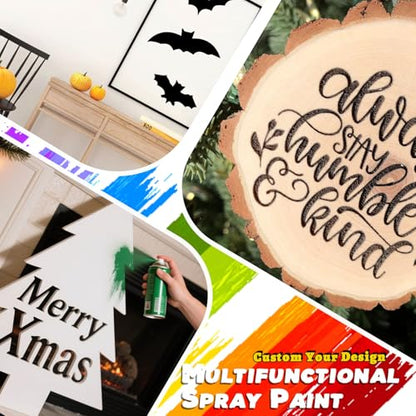 Custom Stencils for Spray Painting Reusable Calligraphy Letter Paint Stencils, Personalized Hollow Wall Stencil for Crafts, Graffiti & Fabric Painting (Custom Stencil) - style: custom stencil